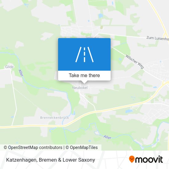 Katzenhagen map