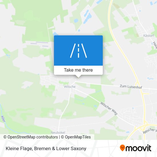 Kleine Flage map