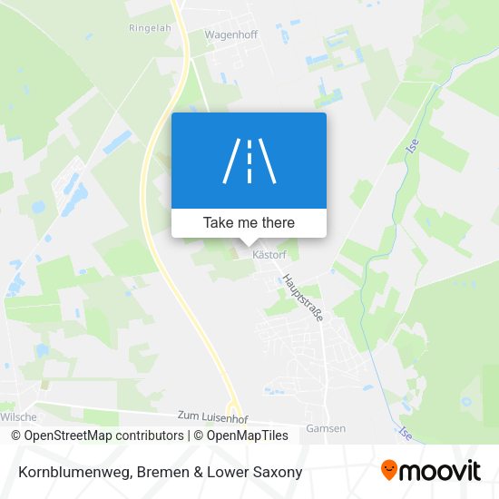 Kornblumenweg map