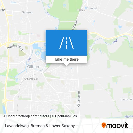 Lavendelweg map