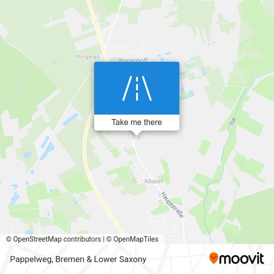 Pappelweg map