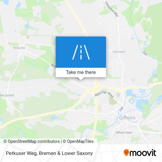 Petkuser Weg map