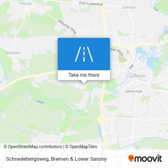 Schnedebergsweg map