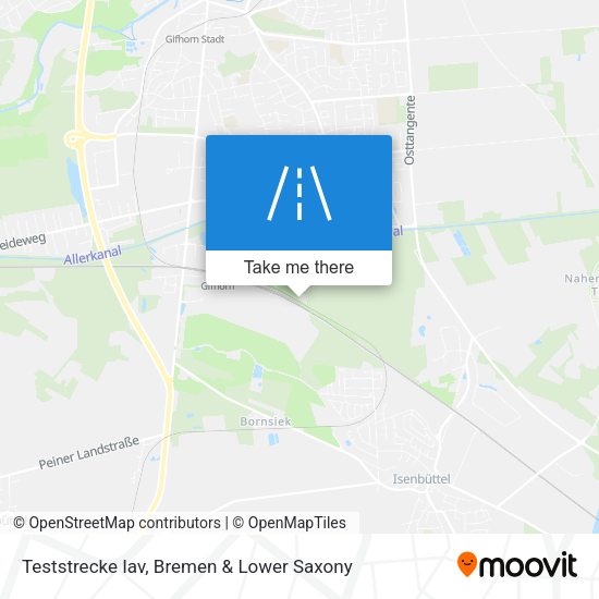 Teststrecke Iav map