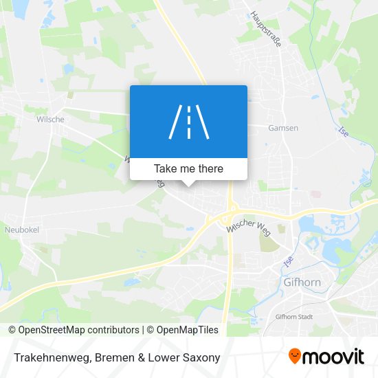 Trakehnenweg map