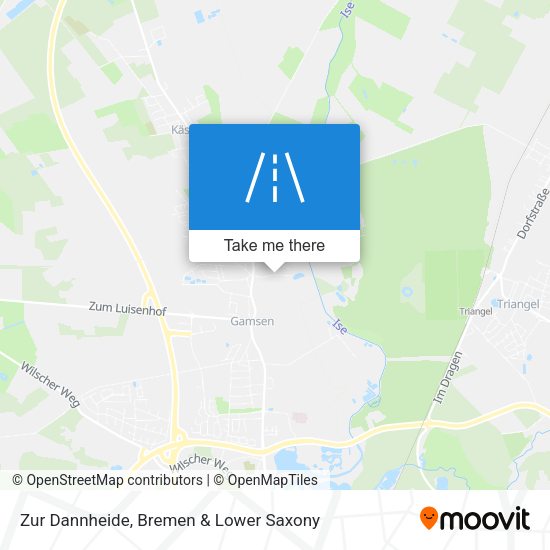 Zur Dannheide map