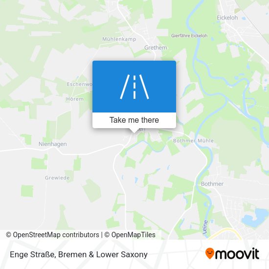 Enge Straße map