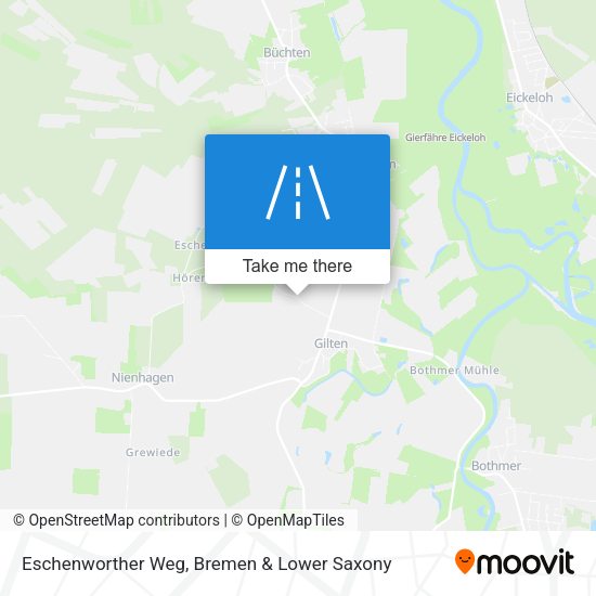 Eschenworther Weg map