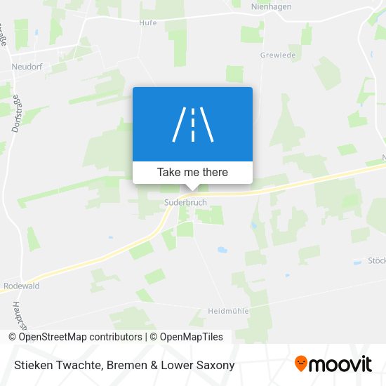 Stieken Twachte map