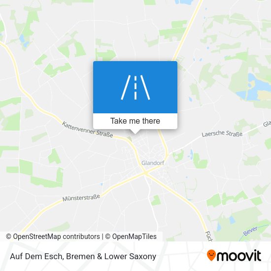 Auf Dem Esch map