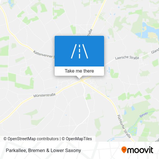 Parkallee map