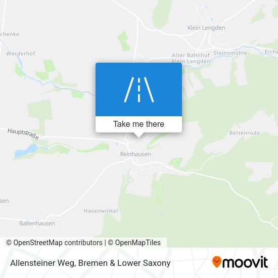 Allensteiner Weg map