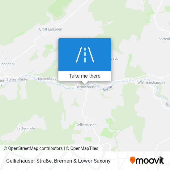 Gelliehäuser Straße map