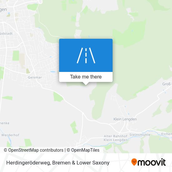 Herdingeröderweg map