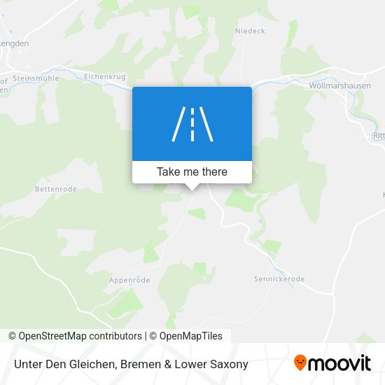Unter Den Gleichen map