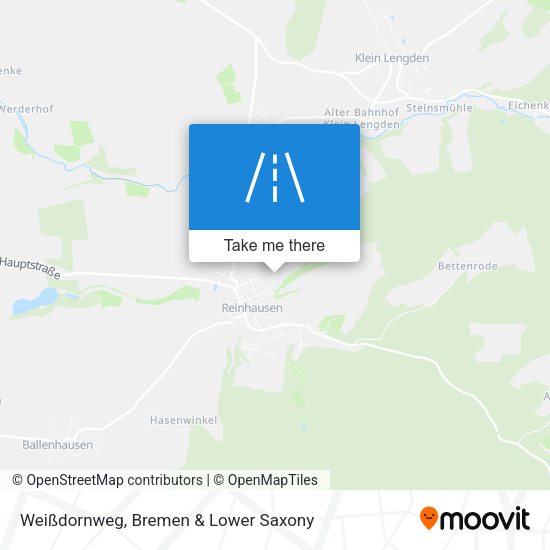 Weißdornweg map