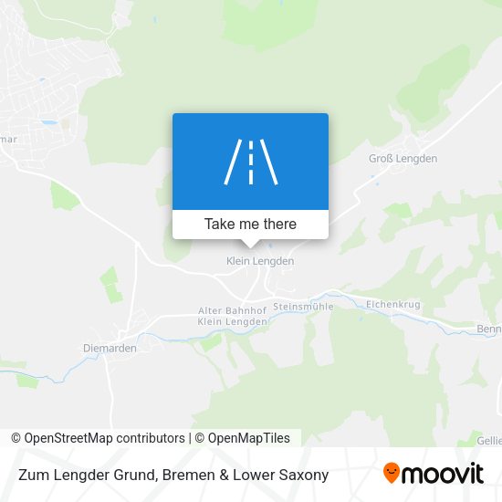 Zum Lengder Grund map