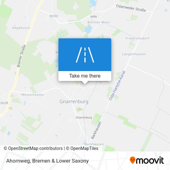 Ahornweg map