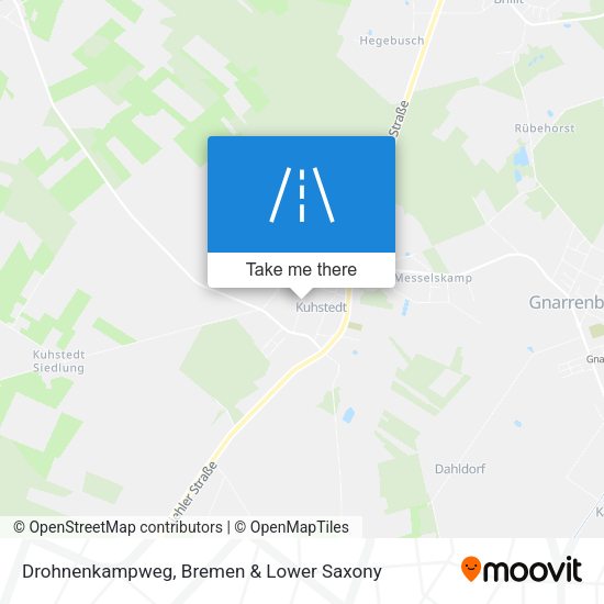 Drohnenkampweg map