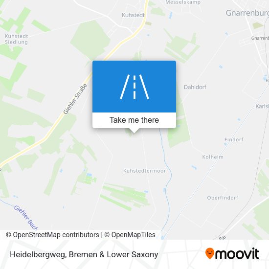 Heidelbergweg map