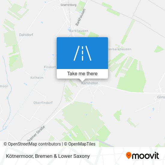Kötnermoor map