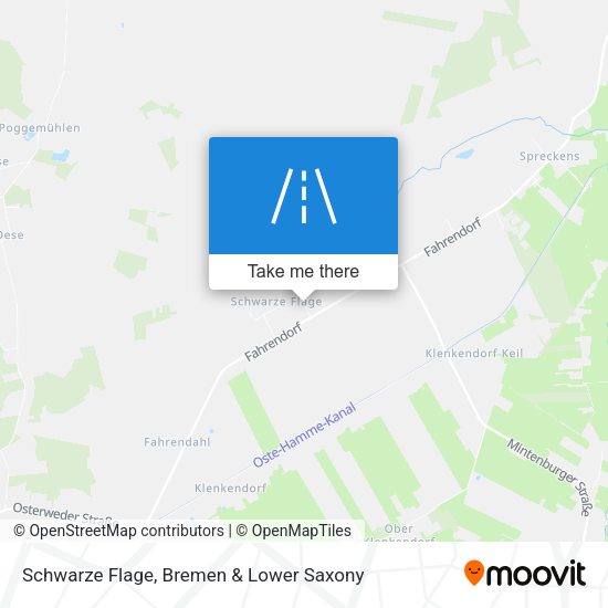 Schwarze Flage map