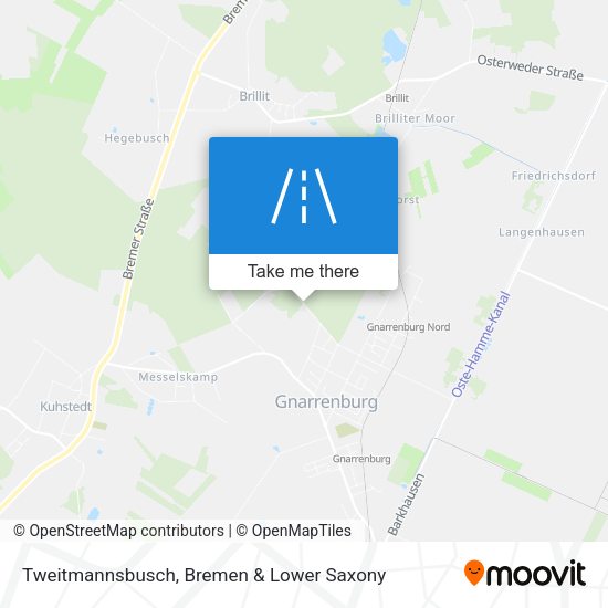 Tweitmannsbusch map
