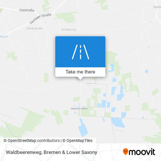 Waldbeerenweg map