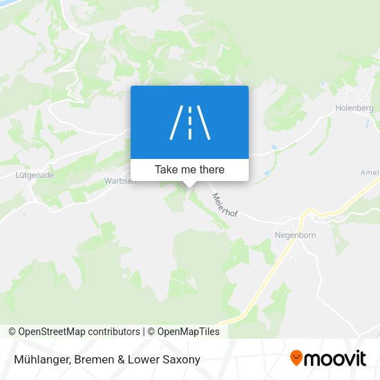 Mühlanger map