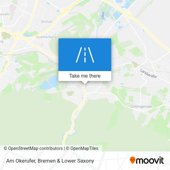 Am Okerufer map
