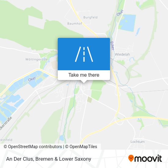 An Der Clus map