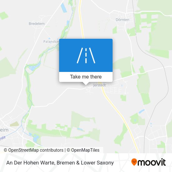 An Der Hohen Warte map