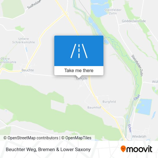 Beuchter Weg map