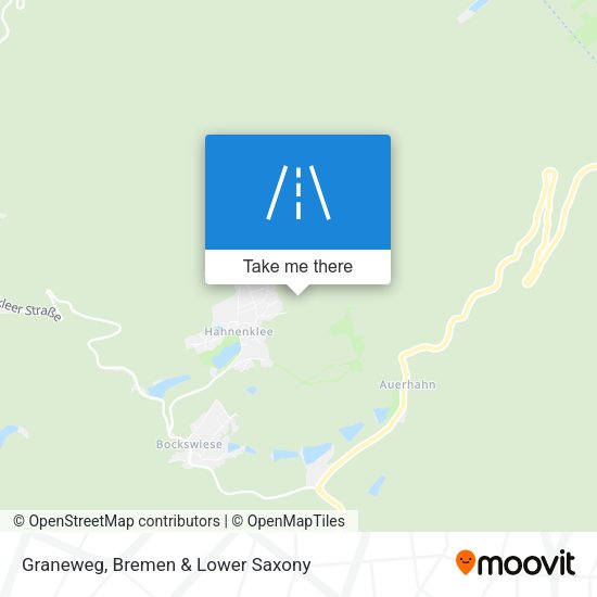 Graneweg map