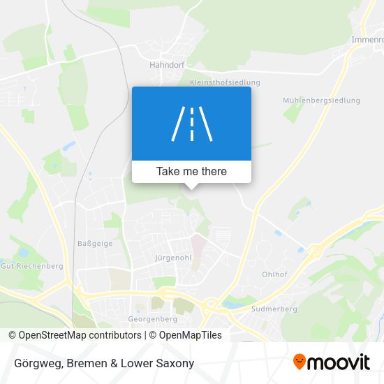 Görgweg map