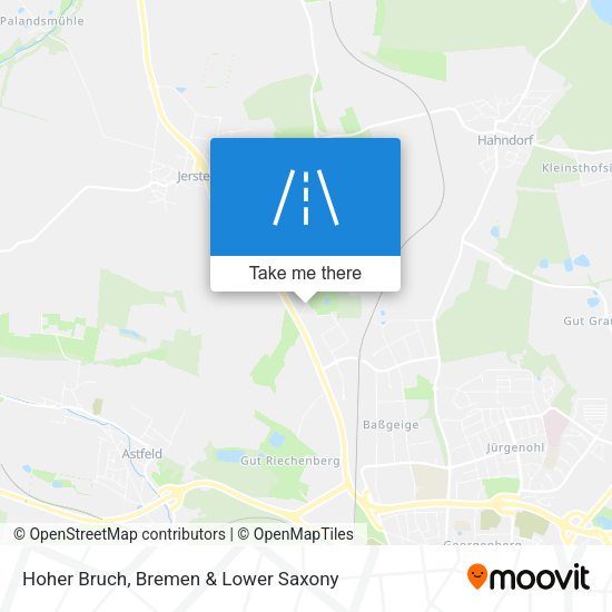 Hoher Bruch map