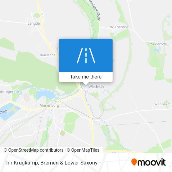 Im Krugkamp map