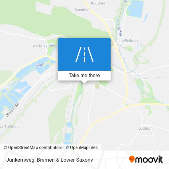 Junkernweg map