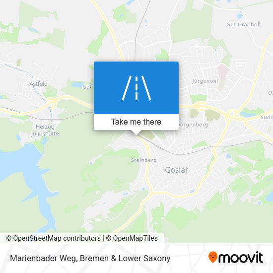 Marienbader Weg map