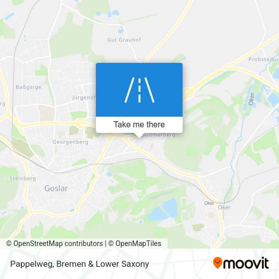 Pappelweg map