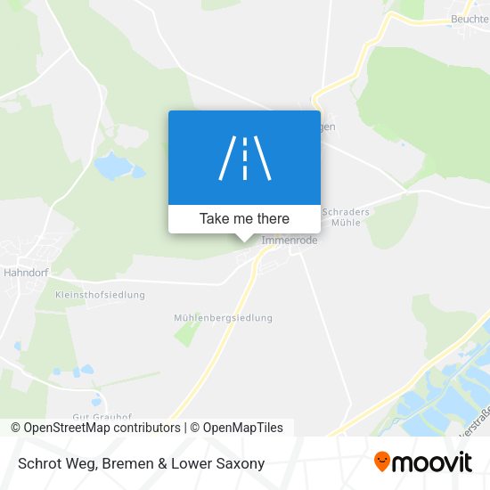 Schrot Weg map