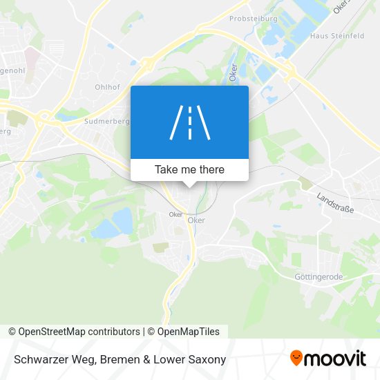 Schwarzer Weg map