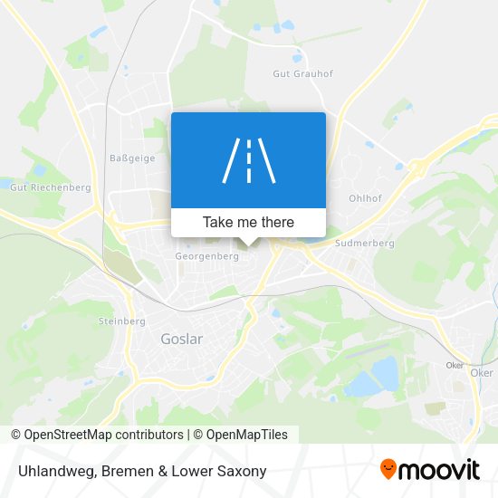 Uhlandweg map