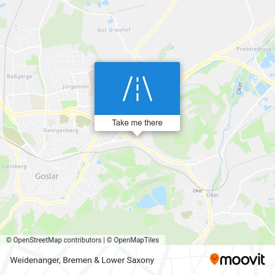Weidenanger map