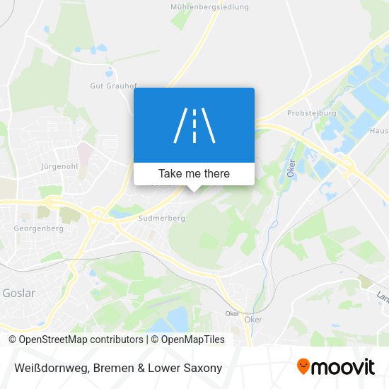 Weißdornweg map