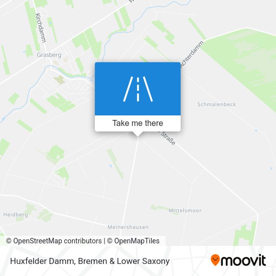 Huxfelder Damm map