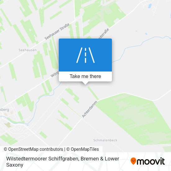 Wilstedtermoorer Schiffgraben map
