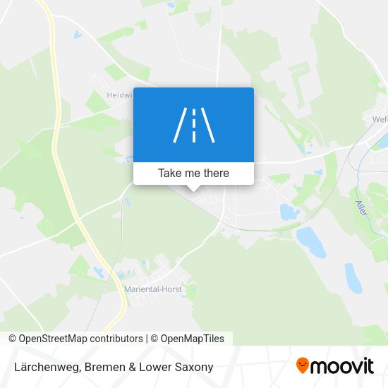 Lärchenweg map