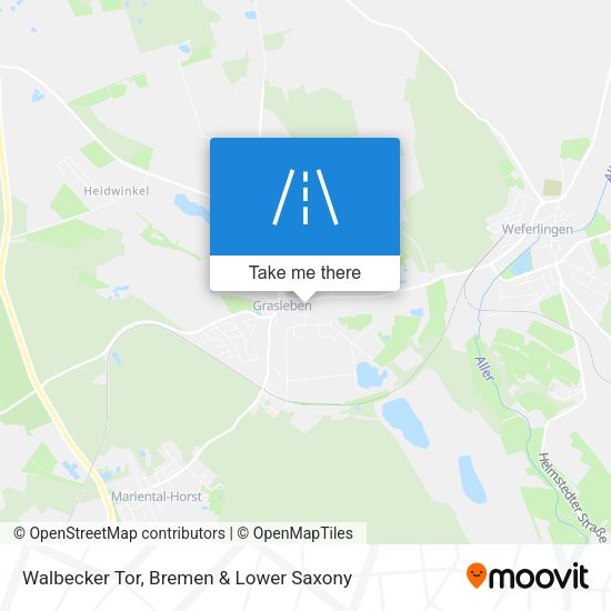 Walbecker Tor map