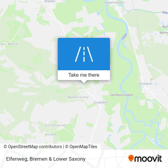 Elfenweg map